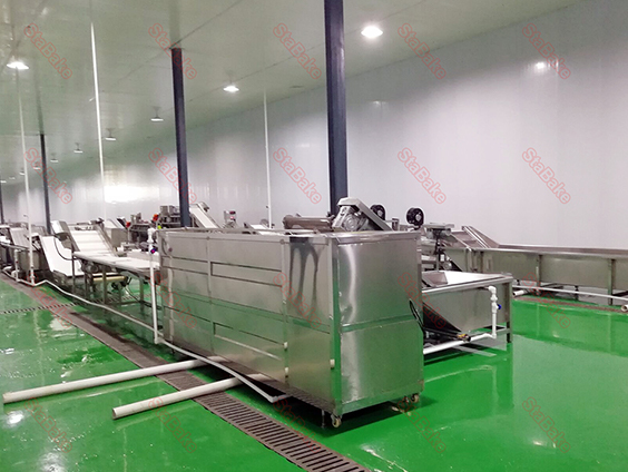 Linha de processamento de vegetais frescos na Austrália